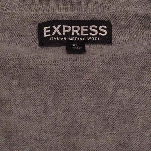 Mens Express v-neck sweater - Picture 2 of 2
